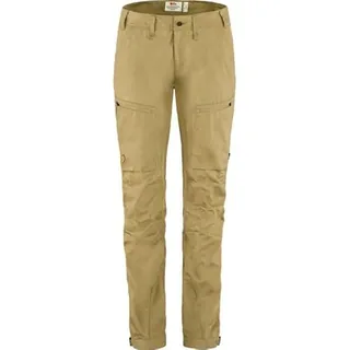 Fjallraven 89583-118 Abisko Lite Trekking TRS W Reg Pants Mujer Fossil Tamaño 34