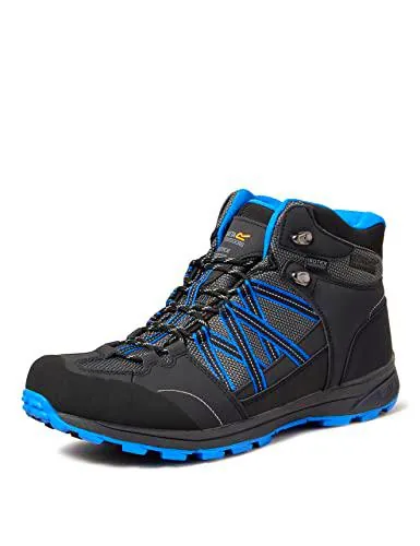 Regatta Samaris II Mid, Walking Shoe Hombre, Ash/Oxford Blue, 42 EU de Regatta