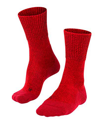 Falke TK1 Adventure Wool Calcetines De Senderismo Hombre Merino Azul Gris Más Colores Accesorios De Montaña En Trekking O Camping Para Calzado De Hombres sin patrón y reforzado 1 Par