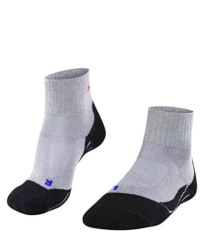 FALKE TK2 Short Cool Calcetines De Senderismo Mujer Transpirable De Secado Rápido Negro Gris Más Colores Accesorios De Montaña En Trekking O Camping Para Calzado Sin patrón vegano 1 Par
