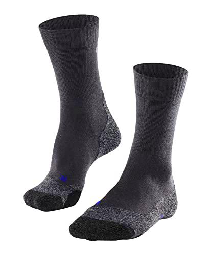 FALKE TK2 Cool Calcetines De Senderismo Hombre Transpirable De Secado Rápido Negro Gris Más Colores Accesorios De Montaña En Trekking O Camping Para Calzado De Hombres sin patrón vegano 1 Par