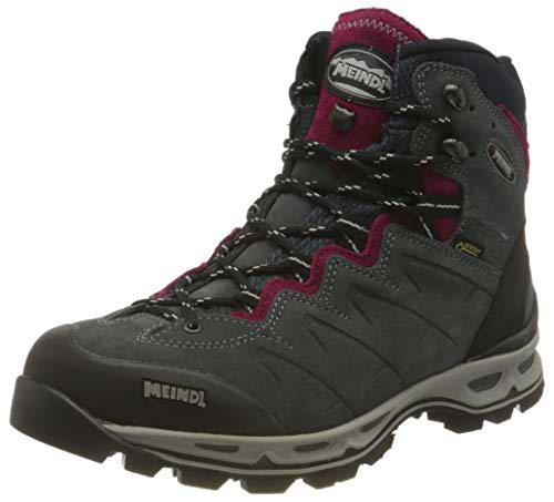 Meindl Zapatillas Unisex para Adultos, Color Antracita y Mora