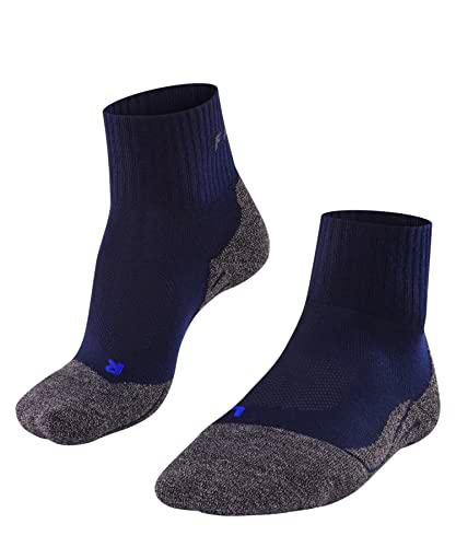FALKE TK2 Short Cool Calcetines De Senderismo Mujer Transpirable De Secado Rápido Negro Gris Más Colores Accesorios De Montaña En Trekking O Camping Para Calzado Sin patrón vegano 1 Par