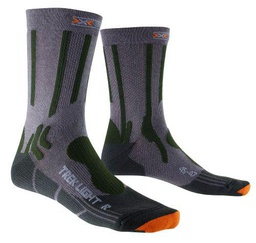 X-Socks Trekking Light - Calcetines para Hombre, Color Gris