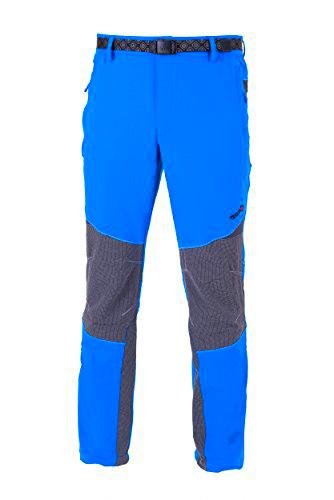Izas Coruna Pantalón de montaña, Hombre, Azul Royal/Negro, XL
