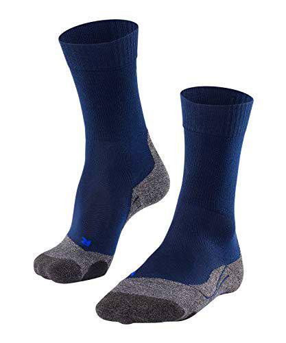 FALKE TK2 Cool Calcetines De Senderismo Hombre Transpirable De Secado Rápido Negro Gris Más Colores Accesorios De Montaña En Trekking O Camping Para Calzado De Hombres sin patrón vegano 1 Par