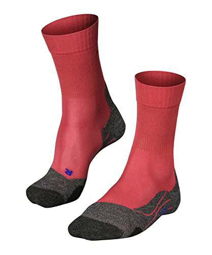 FALKE TK2 Cool Calcetines De Senderismo Mujer Transpirable De Secado Rápido Negro Gris Más Colores Accesorios De Montaña En Trekking O Camping Para Calzado sin patrón y refrigeración vegano 1 Par