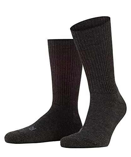 FALKE TK2 Explore Wool Calcetines De Senderismo Hombre Merino Azul Gris Más Colores Accesorios De Montaña En Trekking O Camping Para Calzado De Hombres sin patrón y reforzado 1 Par