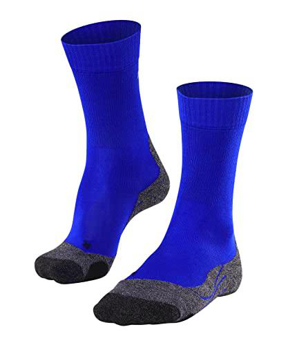FALKE TK2 Cool Calcetines De Senderismo Hombre Transpirable De Secado Rápido Negro Gris Más Colores Accesorios De Montaña En Trekking O Camping Para Calzado De Hombres sin patrón vegano 1 Par