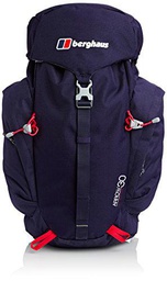 Berghaus Arrow 30 - Mochila de Senderismo, Color Azul (Evening Blue/Dark Cerise)