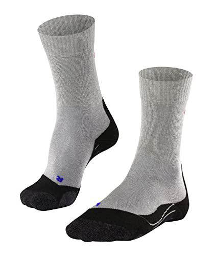 FALKE TK2 Cool Calcetines De Senderismo Hombre Transpirable De Secado Rápido Negro Gris Más Colores Accesorios De Montaña En Trekking O Camping Para Calzado De Hombres sin patrón vegano 1 Par