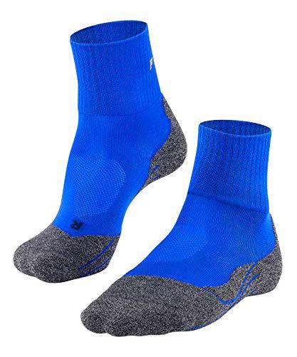 FALKE TK2 Short Cool Calcetines De Senderismo Hombre Transpirable De Secado Rápido Negro Gris Más Colores Accesorios De Montaña En Trekking O Camping Para Calzado De Hombres Sin patrón vegano 1 Par