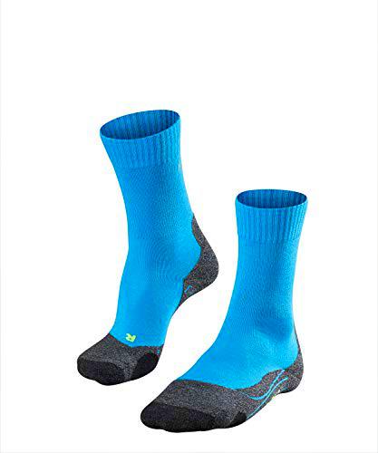 Falke TK 2 - Calcetines de Senderismo para Hombre, tamaño 42-43, Color Cian