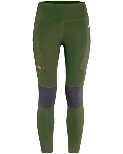 FJALLRAVEN 84771-662-048 Abisko Trekking Tights Pro W Pants Women's Deep Forest-Iron Grey M