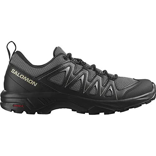 SALOMON X Braze, Botas de hiking para Hombre, Multicolor (Pewter/Black/Feather Gray), 44 EU