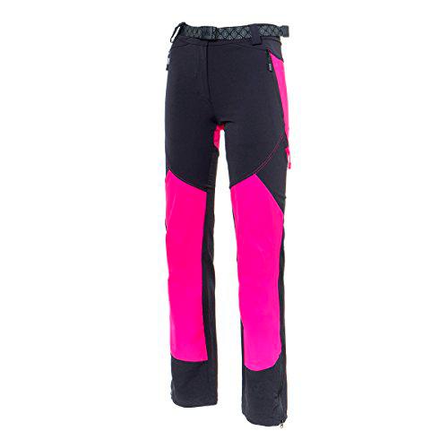 Izas Brenda Pantalones Trekking, Mujer, Negro/Fuxia, M