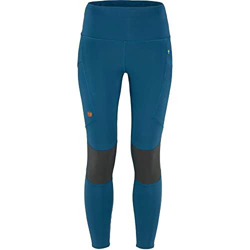 FJÄLLRÄVEN Abisko Trekking Tights Pro W Pants, Indigo Blue-Iron Grey, L Women's
