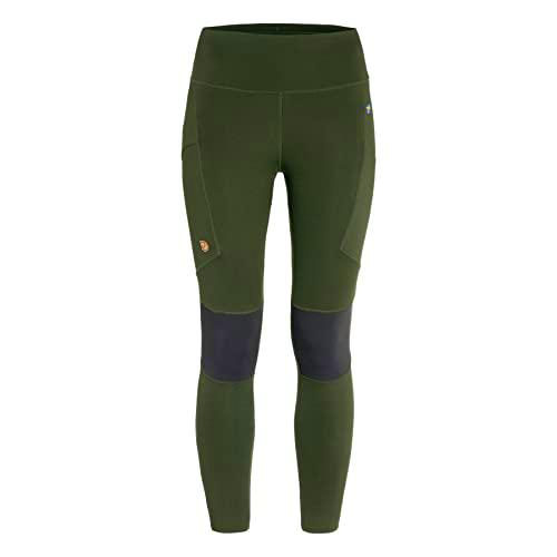 FJALLRAVEN 84771-662-048 Abisko Trekking Tights Pro W Pants Women's Deep Forest-Iron Grey S