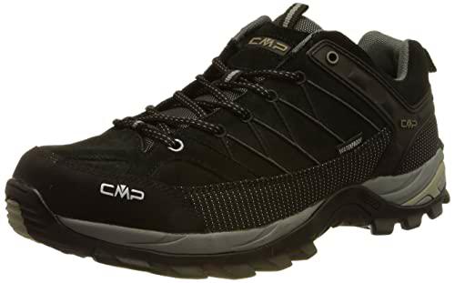 CMP Zapatillas unisex RIGEL LOW TREKKING WP, color gris oscuro, 49 EU