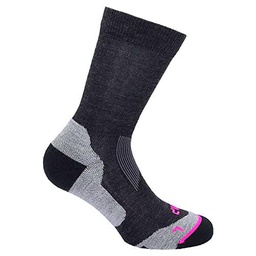 CMP Calcetín De Lana Trekking Wmn, Mel Negro., 36/38