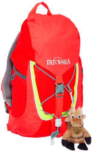 Tatonka Rucksack - Mochila de Senderismo Infantil, tamaño 13 UK, Color Rojo