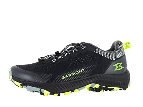 GARMONT 9.81 Pulse, Botas Hombre, Black/Daiquiri Green, 42.5 EU