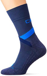 CMP Calcetín Trekking Dryarn Mid, Azul negro, 46/48
