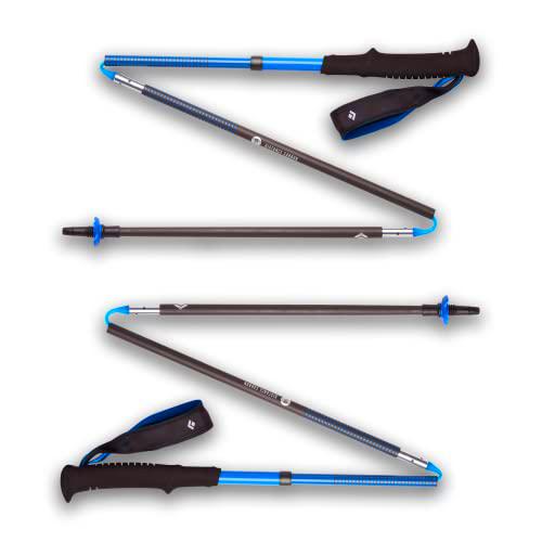 Black Diamond Equipment Distance - Bastones de Senderismo y Correr (125 cm), Color Azul