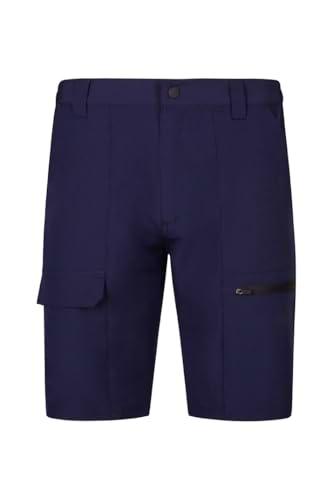 VELILLA 103032S; Bermudas Trekking Stretch Bicolor; Color Azul Navy y Negro; Talla XL