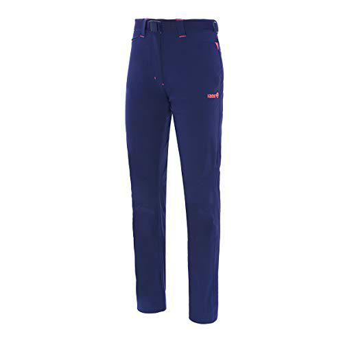 Izas Torla Pantalones Trekking, Mujer, Azul Noche/Coral, XXL