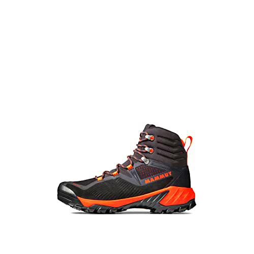 Mammut Sapuen High GTX Hombre Negro-Rojo Vivo 9.5
