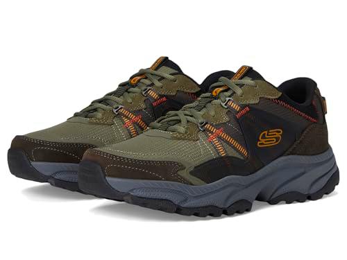 Skechers Vigor at, Zapatos para Senderismo Hombre, Olive, 43 EU