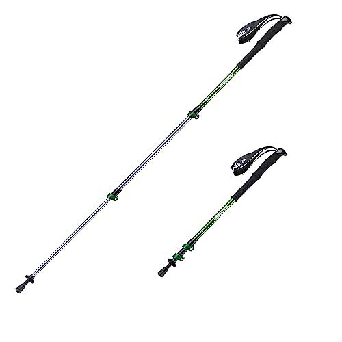 Naturehike Barras de Senderismo ultraligeras de Barras de Senderismo para Hombres y Mujeres y niños 50-135cm Barras de Senderismo de Aluminio Plegables (1 Pieza)