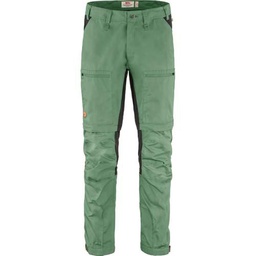 Fjallraven 81535R-614-030 Abisko Lite Trekking Zip-Off M Reg Pants Hombre Patina Green-Dark Grey Tamaño 48