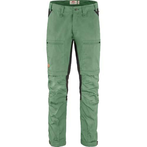 Fjallraven 81535R-614-030 Abisko Lite Trekking Zip-Off M Reg Pants Hombre Patina Green-Dark Grey Tamaño 48