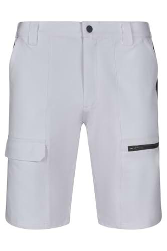 VELILLA 103032S; Bermudas Trekking Stretch Bicolor; Color Blanco y Gris; Talla 3XL