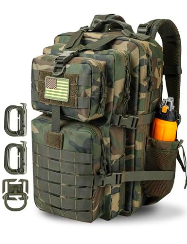 Hannibal Tactical Mochila táctica militar de 40 l, para 3 días Bug Out Go Bag Trekking