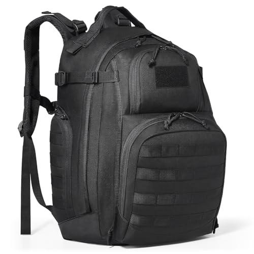 VEVOR Mochila Táctica de Viaje 40 L con Diseño Molle y Acolchado de Esponja