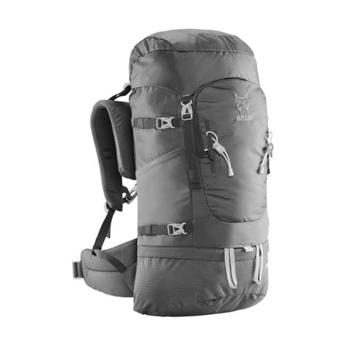 ALTUS | Mochila Pirineos 50 J 30 | 50 litros | Mochila de trekking | Mochila de senderismo | Mochila de montaña| Espalda ventilada (Gris)