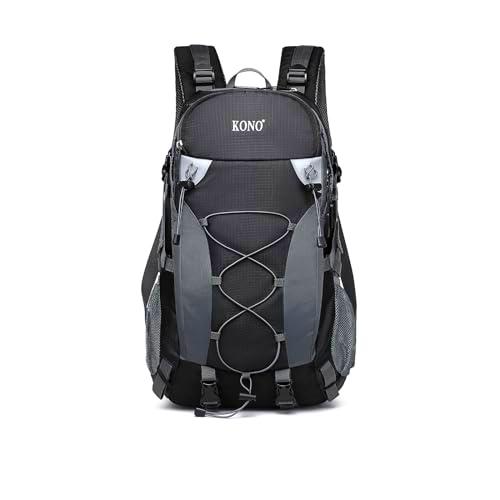 Kono Eq2238 Yw Mochila de Senderismo, Black, Talla única Unisex Adulto