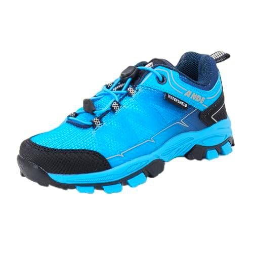 Ande BOE'JR WP, Trekking Shoes, Azul Claro Azul, 30 EU