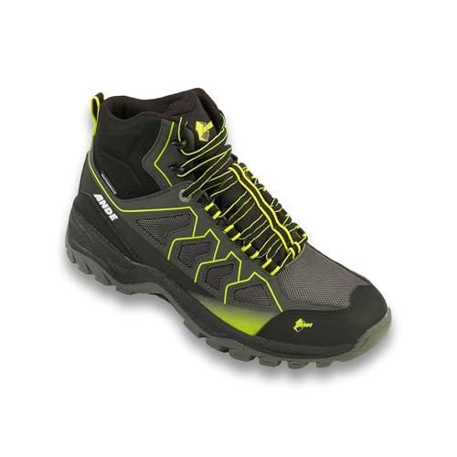 Ande Cobra Mid WP, Bota DE Trekking Unisex Adulto, Antracita Lima, 44 EU