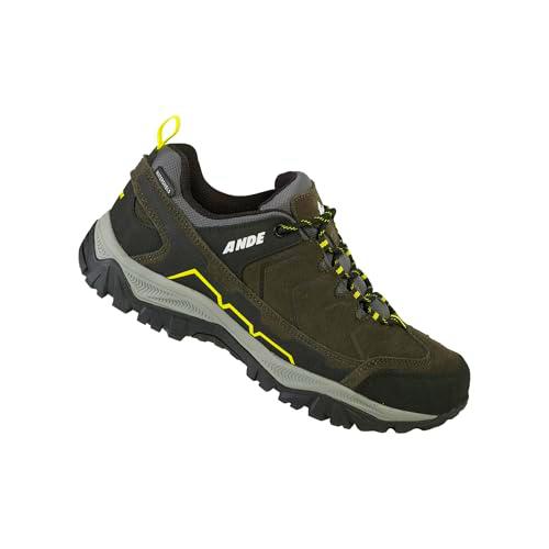 Ande Hiker Low WP, Trekking Shoes Unisex Adulto, marrón, 45 EU