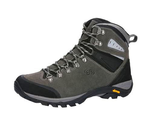 Brütting Mount Greylock, Botas de Trekking Hombre, Gris/Negro, 42 EU