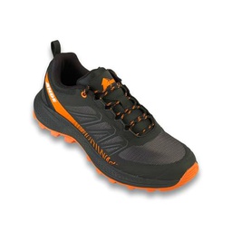 Ande Shark, Zapato DE Trekking Unisex Adulto, Negro y Naranja, 47 EU