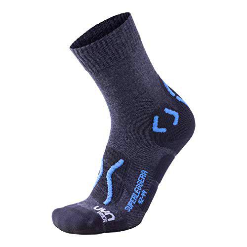 UYN S100103 TREKKING SUPERLEGGERA Calcetines Hombre Antracita/Avio 44