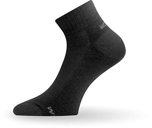 Lasting Trekking Merino WDL Calcetín, Hombre, Negro, Large