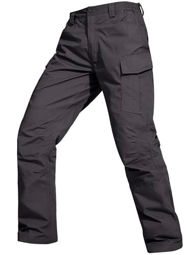 FREE SOLDIER Pantalones de Trabajo para Hombres, Pantalones Cargo Tácticos de Ajuste Relajado con Múltiples Bolsillos