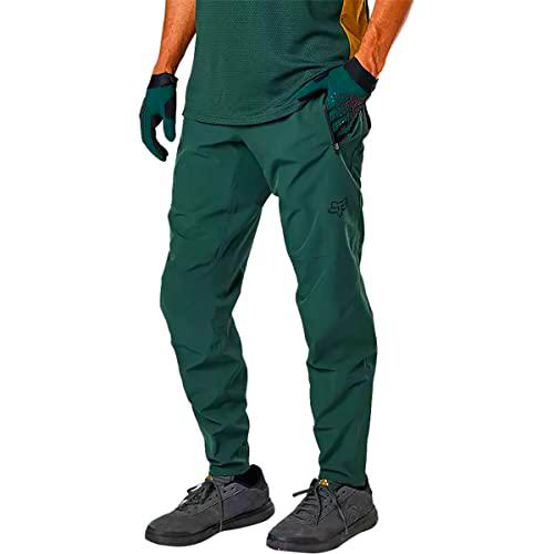 Fox Racing Pantalón impermeable Defend 3-Layer, Verde, 38