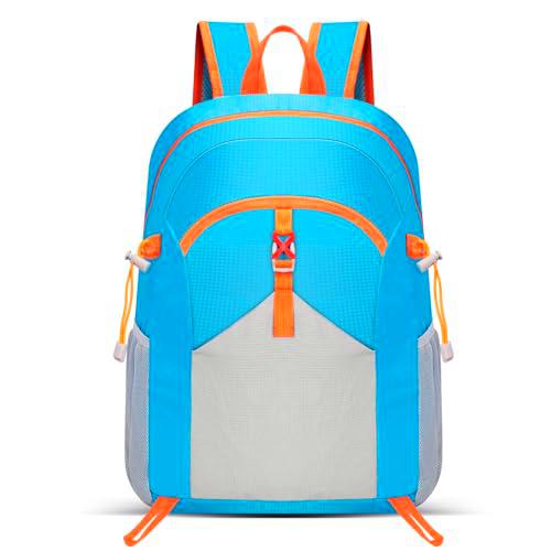 Cozary Mochila Senderismo Plegable, 28 L Ultraligera Mochila de Viaje Hombre Mujer